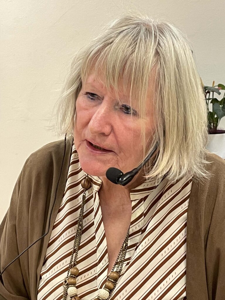 Bild på arkeolog Kristina Bengtsson